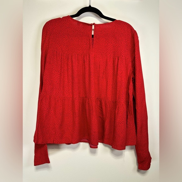 GAP | Print Tiered Top | Long Sleeve Blouse - Picture 5 of 6